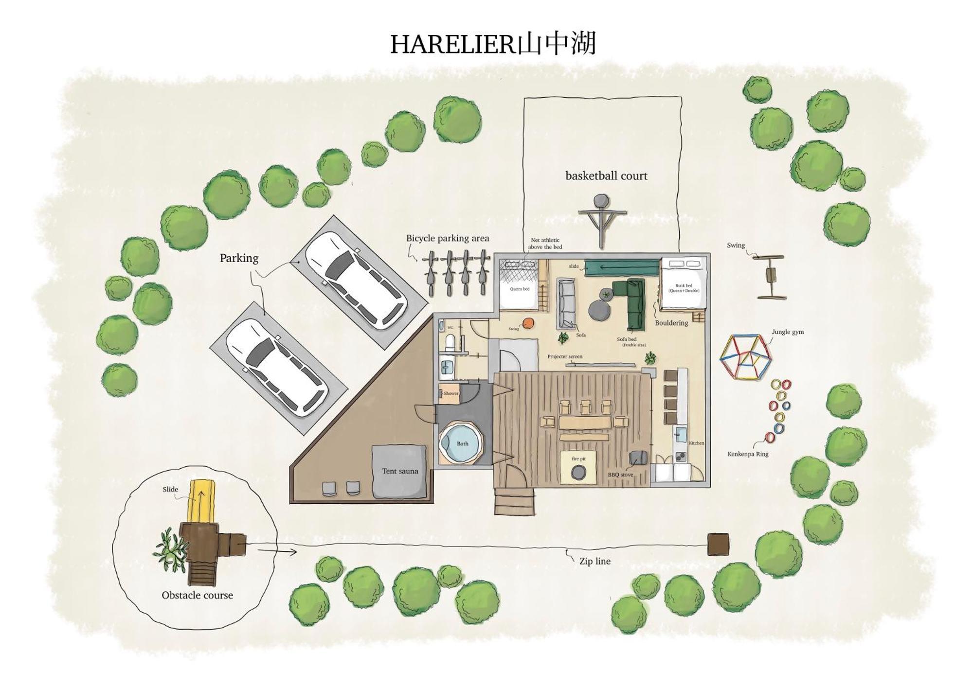 Апартаменти Harelier山中湖 Яманакако Екстер'єр фото